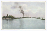 Ship Canal, Lower Entrance, Ste. Claire, Mich.