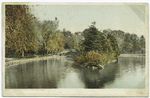 Lake in Elm Park, Worcester, Mass.