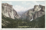 Yosemite Valley from the Artist's Point, Yosemite Valley, Calif.