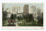 Court Square and Skyscrapers, Memphis, Tenn.