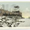 July Snow on Summit, Pikes Peak, Colo.