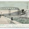 Ship Canal and Aerial Bridge, Duluth, Minn.