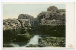 The Flume, looking in, York Beach, Me.