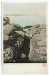 The Flume, looking out, York Beach, Me.