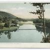 Connecticut River and Suspension Bridge, Brattleboro, Vt.