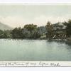 Bath House and Bathers, Silver Bay, Lake George, N. Y.