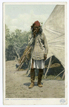 An Apache Chief in Camp, New Mexico