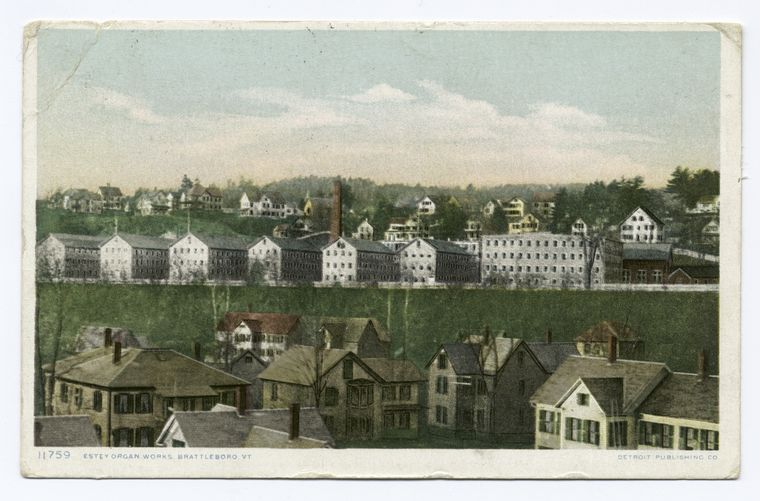 Estey Organ Works, Brattleboro, Vt. NYPL Digital Collections