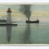 Sunset at Upper Light, Sault Ste. Marie, Mich.