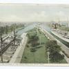 Anchor Line Steamer in the Locks, Sault Ste. Marie, Mich.