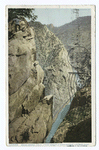 Directly over Bridge, Royal Gorge, Colo.