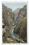 Royal Gorge from top looking down, Royal Gorge, Colo.