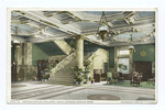 Grand Staircase and Lobby, Hotel Touraine, Boston, Mass.