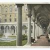 Court Yard, Public Library, Boston, Mass.