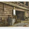 Lobby, Old Faithful Inn, Yellowstone Ntl. Park. Wyo.