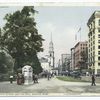 Tremont Street and the Mall, Boston, Mass.