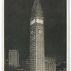 Metropolitan Life Insurance Building at Night, New York, N.Y.