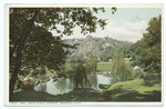 Lake, Lower Busch Sunken Gardens, Pasadena, Calif.