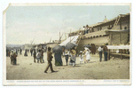 Street Scene on Day of Corn Dance, Pueblo Santo Domingo, N.M.