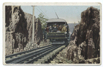 Going Through Rock Cut, Mt. Tom Ry., Holyoke, Mass.
