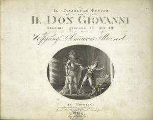 Il dissoluto punito, osia, Il Don Giovanni : dramma giocoso in due atti posto in musica