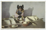 Hopi Maiden Grinding Corn, Arizona