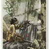 Navaho Woman Weaving Blanket, Arizona