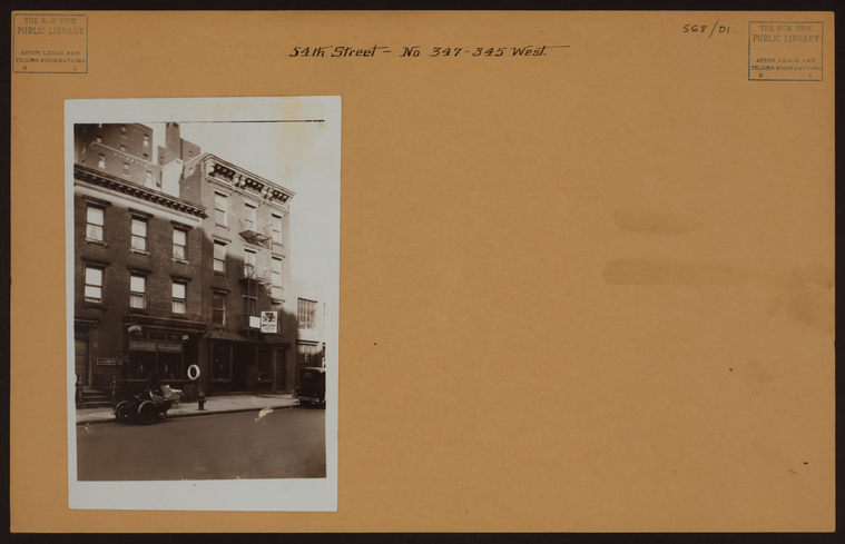 Manhattan: 54th Street (West) - 9th Avenue - NYPL Digital Collections