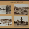 Manhattan: Central Park - Bethesda Fountain; Terrace Fountain and the Lake.