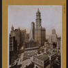 Manhattan: City Hall Park - [View of upper downtown skyline.]