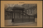 Manhattan: City Hall Park - [Subway kiosk.]