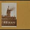 Manhattan: City Hall Park - [New York City Hall dome destroyed by fire.]