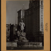 Manhattan: City Hall Park - [Fountain - statue of "Civic Virtue".]