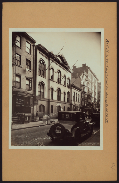 Manhattan Mott Street Canal Street NYPL Digital Collections