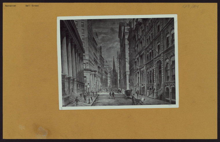 Manhattan: Wall Street - NYPL Digital Collections