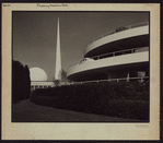 Queens: Flushing Meadow Park - [New York World's Fair of 1939-40 - Perisphere and Trylon symbolizing American Democracy.]