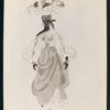 Costume design by Vincente Minnelli for the revue At Home Abroad