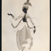 Costume design by Vincente Minnelli for the revue At Home Abroad