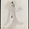 Costume design by Vincente Minnelli for the revue At Home Abroad