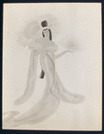 Costume design by Vincente Minnelli for the revue At Home Abroad