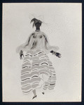 Costume design by Vincente Minnelli for the revue At Home Abroad