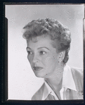 Publicity photo of Nancy Kelly in the stage production The Bad Seed (touring cast)