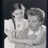 Publicity photo of Kimetha Laurie and Nancy Kelly in the stage production The Bad Seed (touring cast)