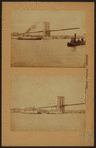 Bridges - Brooklyn Bridge - [Manhattan end of the bridge, while under construction.]