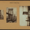 Bridges - Brooklyn Bridge - [View of the bridge, while under construction.]