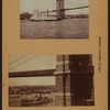 Bridges - Brooklyn Bridge - [Manhattan end of the bridge, while under construction.]