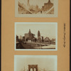 Bridges - Brooklyn Bridge - [views showing lower Manhattan].