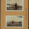 Bridges - Brooklyn Bridge - [Manhattan end of the bridge.]