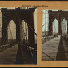 Bridges - Brooklyn Bridge - [Pedestrian walk.]