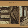 Bridges - Brooklyn Bridge - [Pedestrian walk - Municipal Building.]